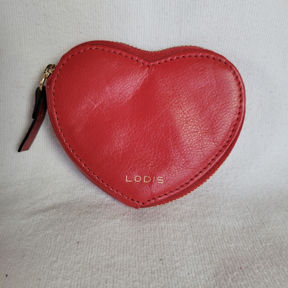 Lodis Heart shaped red coin purse